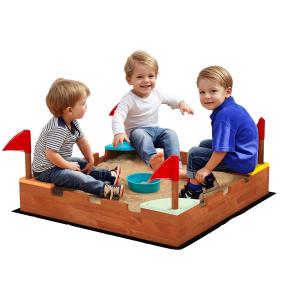 AIYAPLAY Sabbiera per Bambini 3-7 Anni a Forma di Castello…
