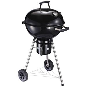 Outsunny Barbecue in Ghisa con 2 Ruote e 2 Griglie   Coperc…