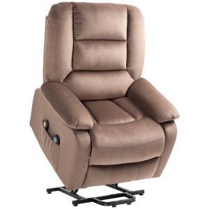 HOMCOM Poltrona releveur elettrica poltrona relaxante schie…