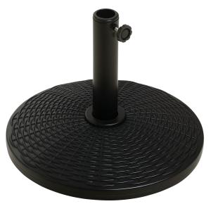 Outsunny Base per Ombrellone Rotonda Effetto Rattan da 12.5…