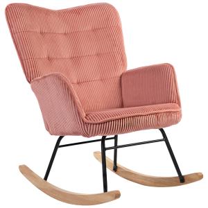 HOMCOM Sedia a Dondolo, Poltrona Relax, Sedia a Dondolo, po…