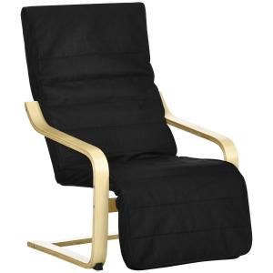 HOMCOM Poltrona Relax Comfort e Relax  con Poggiapiedi rego…