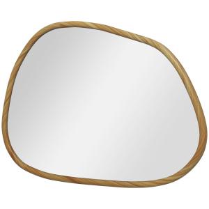 HOMCOM Specchio da Parete Moderno con Bordi Irregolari e Co…
