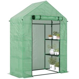 Outsunny Serra da Giardino in Acciaio con Copertura in PE,…