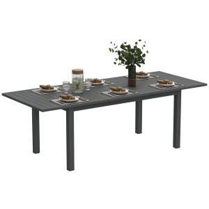 Outsunny Tavolo da Giardino Allungabile da 160-220 cm per 6…