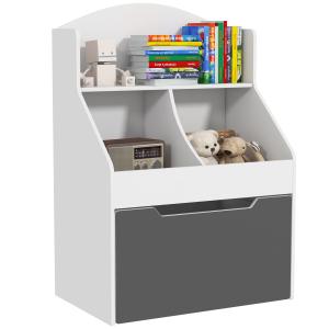 AIYAPLAY Libreria per Bambini a 2 Livelli con Cassetto su R…