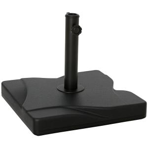 Outsunny Base Ombrellone Quadrata in Plastica, 20kg, per Pa…