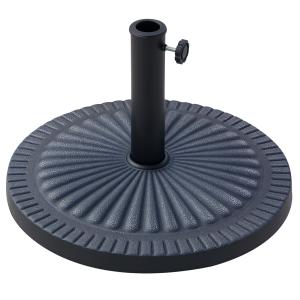 Outsunny Base Ombrellone Rotonda per Pali da Ø3,8-4,8cm con…