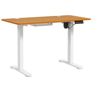 Vinsetto Scrivania Regolabile in Altezza 120x60x72-116cm, N…