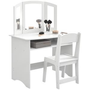 AIYAPLAY Set da Trucco per Bambini con Tavolo Toeletta con…