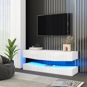 Mobile Porta TV Sospeso Moderno con Illuminazione LED, 3 Ri…