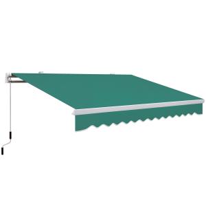 Outsunny Tenda da Sole per Esterno Avvolgibile a Manovella…