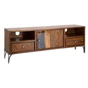 Porta Tv Mustang Cm 175X40X60 (Legno Di Acacia Nilotica)