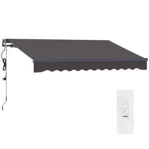 Outsunny Tendalino a bracci estensibili elettrico con manov…