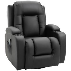 HOMCOM Poltrona Relax Reclinabile Massaggiante Riscaldante…