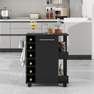 Carrello da Cucina Multifunzionale con 6 Ripiani per Vino,…