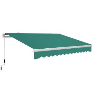Outsunny Tenda da Sole per Esterno Avvolgibile a Manovella…