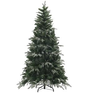 HOMCOM Albero di Natale Innevato con 850 Rami e Design a Se…