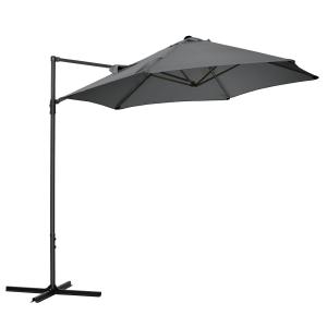 Outsunny Ombrellone da Giardino con Inclinazione Regolabile…