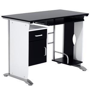 HOMCOM Scrivania per Computer con Ripiano, Cassetto e Armad…