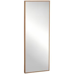 HOMCOM Specchio da parete e da appoggio in Legno di Pino co…