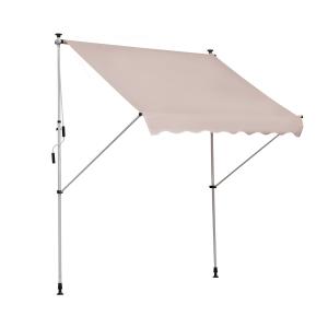 Outsunny Tenda da Sole da Esterno a Rullo con Manovella, Al…