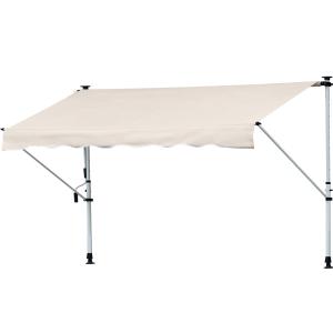 Outsunny Tenda da Sole a Bracci con Manovella, Struttura Te…