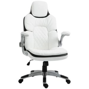Vinsetto Sedia da Ufficio Ergonomica con Braccioli Pieghevo…