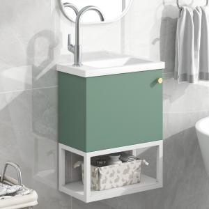 Mobile bagno con lavandino e mobiletto sottolavabo, sospeso…