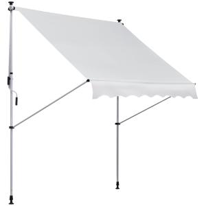 Outsunny Tenda da Sole da Esterno a Rullo con Manovella, Al…