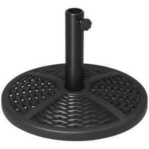 Outsunny Base per Ombrellone da Giardino Rotonda Effetto Ra…