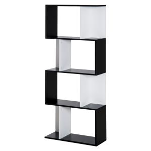 HOMCOM Libreria Scaffale Mobile da Rangement di Design Cont…