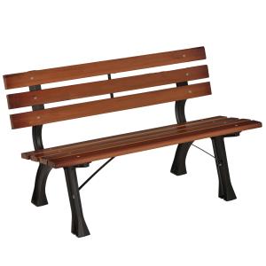 Outsunny Bancone da giardino esterno 2 posti in alluminio e…