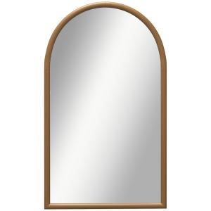 HOMCOM Specchio da Parete ad Arco 110x65cm con Cornice in L…