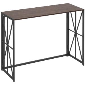 HOMCOM Tavolo Consolle da Ingresso Stile Industriale Pieghe…