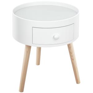 HOMCOM Tavolino da Salotto Moderno in Legno, Tavolino Roton…