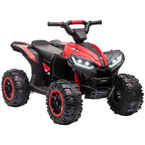 HOMCOM Quad Elettrico per Bambini 12V, 2 Velocità, Ruote La…