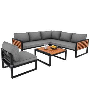 Set da giardino per 5-6 persone, moderno set di divani da e…