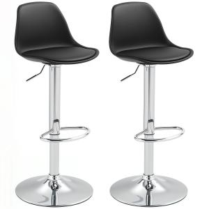 HOMCOM Set da 2 pezzi Sgabelli da Bar, Sgabelli da Bar, Sga…