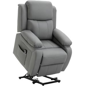HOMCOM Poltrona Relax Elettrica Alzapersona Reclinabile 160…