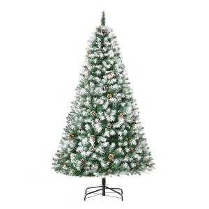 HOMCOM Albero di Natale Artificiale Innevato 180cm con 800…