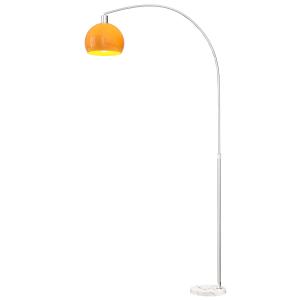 HOMCOM Lampada da Terra ad Arco con Interruttore a Pedale,…
