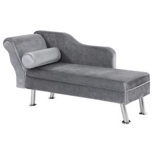 HOMCOM Chaise Longue Imbottita in Stile Vintage, Poltrona L…