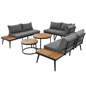 Set da giardino per 5-6 persone, 2 divani a due posti, 2 po…