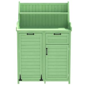 Armadio da giardino in Legna con ripiani, 100×45×154 cm, Ve…