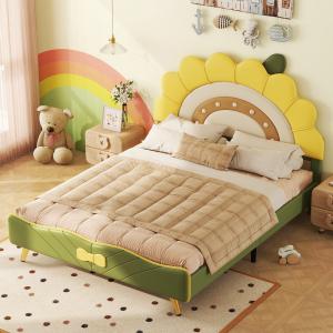 Letto per bambini a forma di girasole, senza materasso, 140…