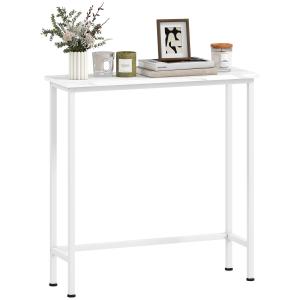 HOMCOM Tavolo Console Tavolino con piedini regolabili, cing…