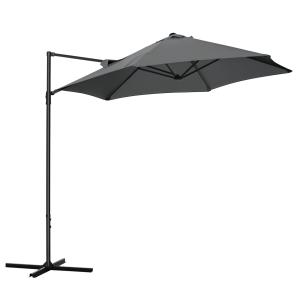 Outsunny Ombrellone da Giardino con Inclinazione Regolabile…