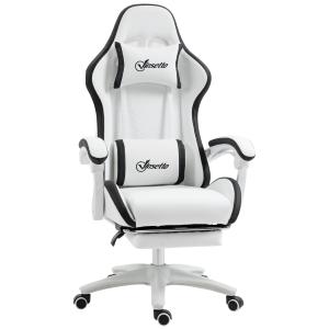 Vinsetto Sedia da Gaming con Altezza Regolabile e Schienale…