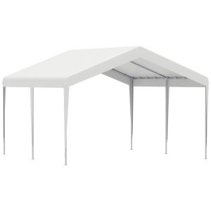 Outsunny Garage Portatile 4x4m con Tettoia per Macchine e B…